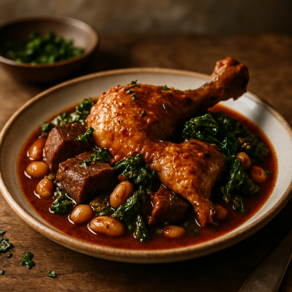 Yiouvetsi: Greek Grandmother's One-Pot Chicken & Beef Braise