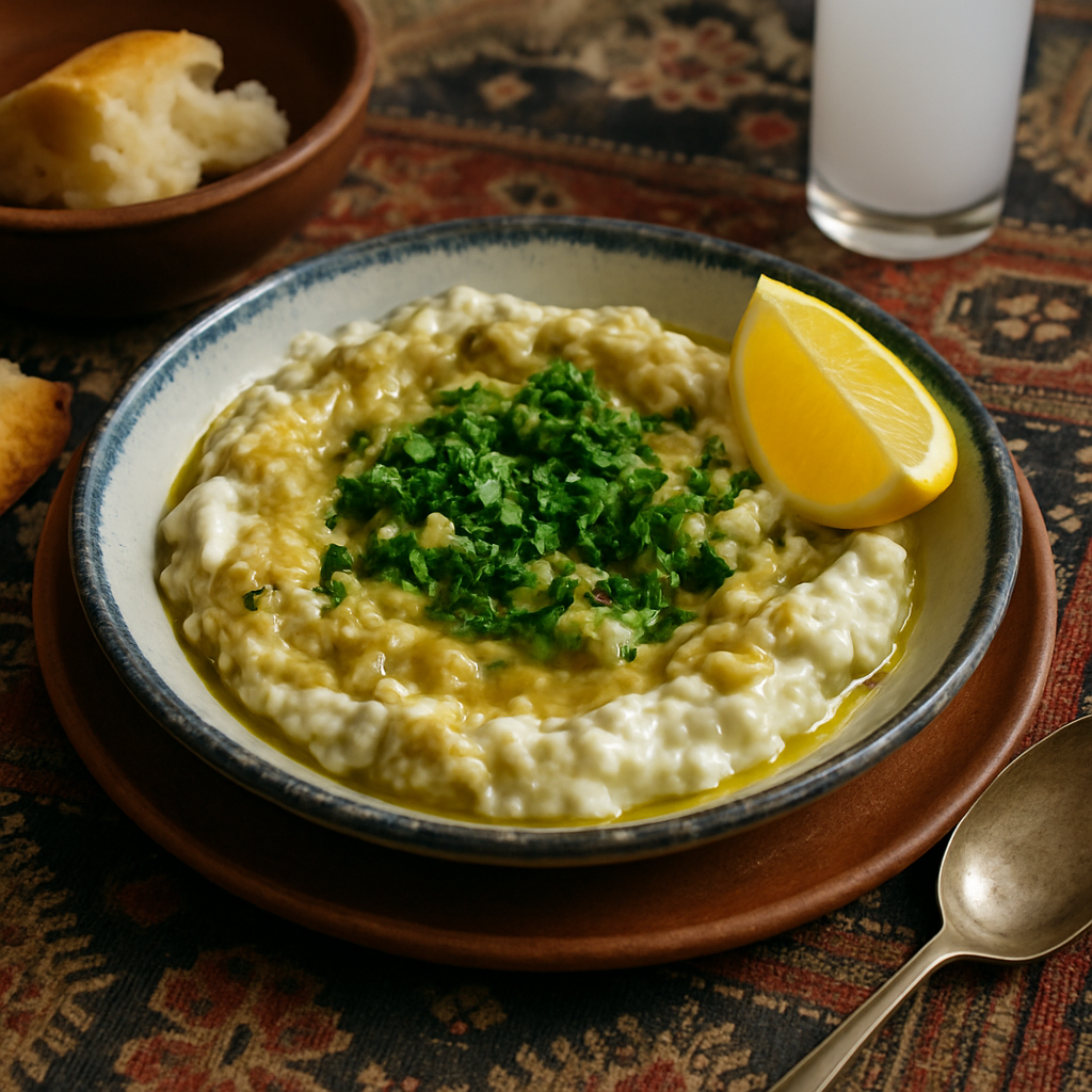 Közlenmiş Patlıcan Salatası