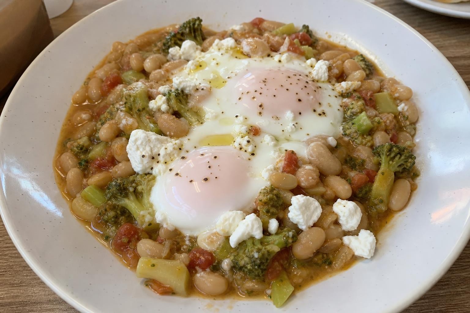 Cretan White Bean and Egg Breakfast Bowl