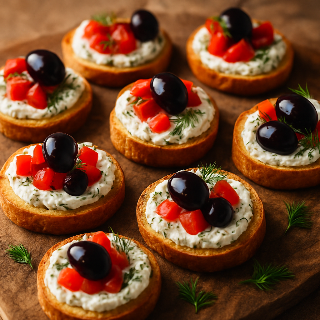 Red, White & Blue Crostini – USA vs Bosnia & Herzegovina Match Day Bites